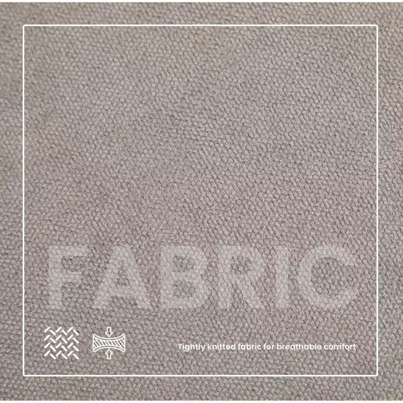 Canapé de causeuse en tissu beige/sarcelle foncé/gris pour 2 personnes