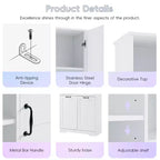 Meuble de Rangement de Salle de Bain Noir/Gris/Chêne/Blanc avec Panier à Linge Inclinable et Étagères Ouvertes pour 1