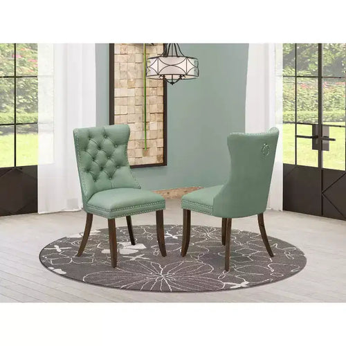 HomeStock Parsons Dining Chairs - Button Tufted