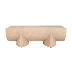 Table basse rectangulaire en bois de manguier naturel pour 1
