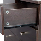 Commode à 6 tiroirs brune pour 1 personne