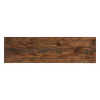 Meuble TV rustique marron avec base en X pour 1