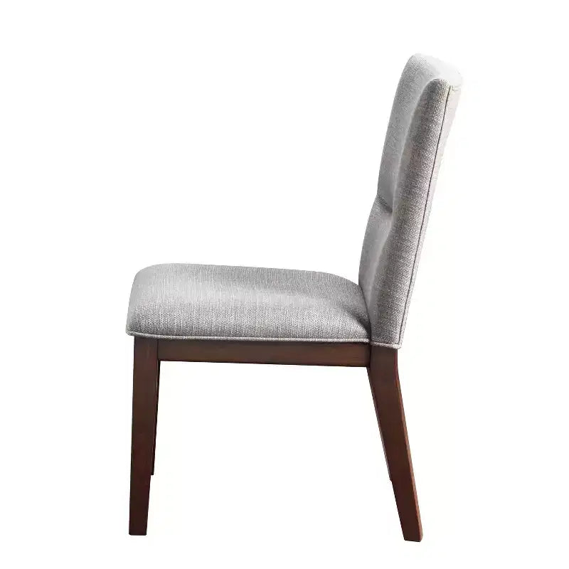 Chaise d'appoint sans accoudoirs beige du milieu du siècle pour 1 personne (lot de 2)