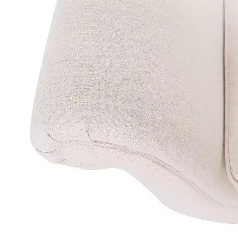 Chaise longue contemporaine rembourrée avec accoudoirs volutes pour 1 personne