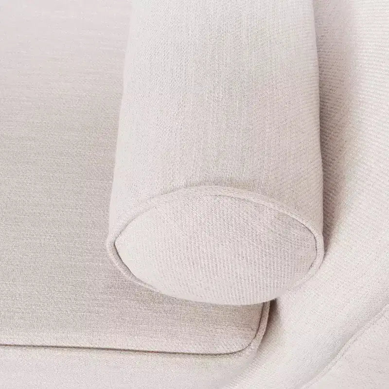 Chaise longue contemporaine rembourrée avec accoudoirs volutes pour 1 personne