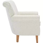 Fauteuil d'appoint rembourré beige/vert/bleu/rouge pour 1 personne