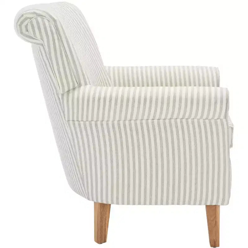 Fauteuil d'appoint rembourré beige/vert/bleu/rouge pour 1 personne