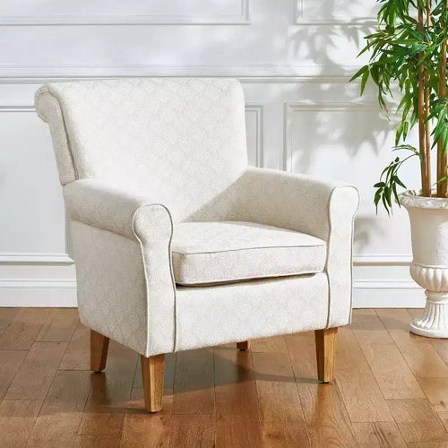 Fauteuil d'appoint rembourré beige/vert/bleu/rouge pour 1 personne