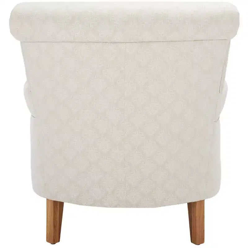 Fauteuil d'appoint rembourré beige/vert/bleu/rouge pour 1 personne