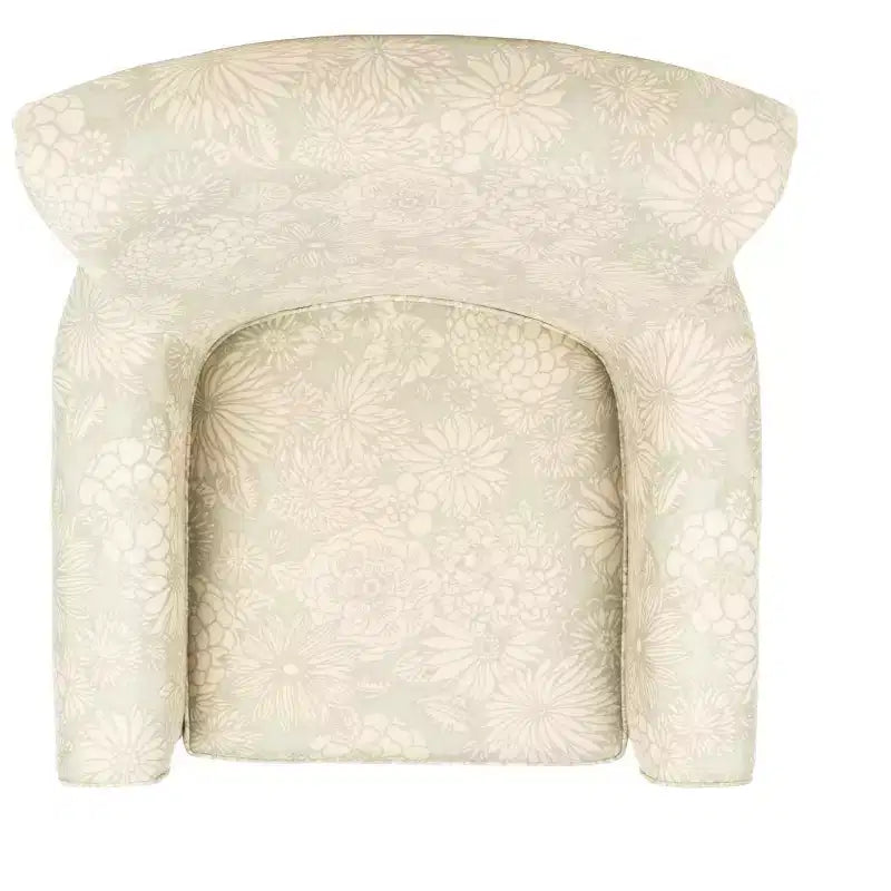 Fauteuil d'appoint rembourré beige/vert/bleu/rouge pour 1 personne