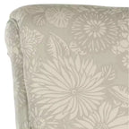 Fauteuil d'appoint rembourré beige/vert/bleu/rouge pour 1 personne