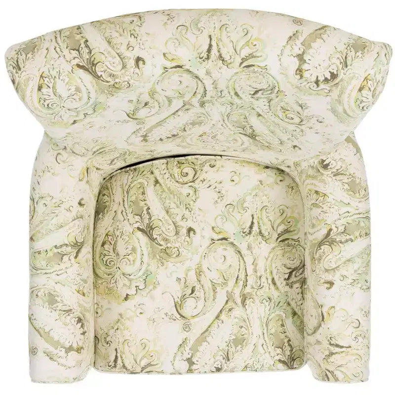 Fauteuil d'appoint rembourré beige/vert/bleu/rouge pour 1 personne