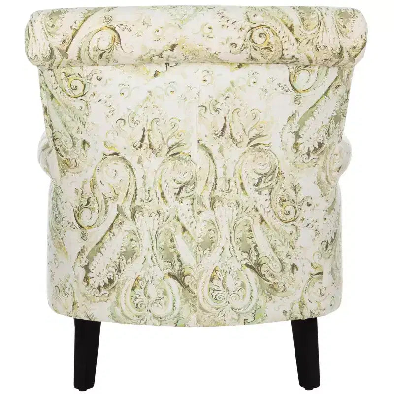 Fauteuil d'appoint rembourré beige/vert/bleu/rouge pour 1 personne