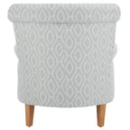 Fauteuil d'appoint rembourré beige/vert/bleu/rouge pour 1 personne
