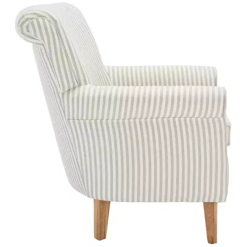 Fauteuil d'appoint rembourré beige/vert/bleu/rouge pour 1 personne