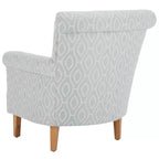 Fauteuil d'appoint rembourré beige/vert/bleu/rouge pour 1 personne