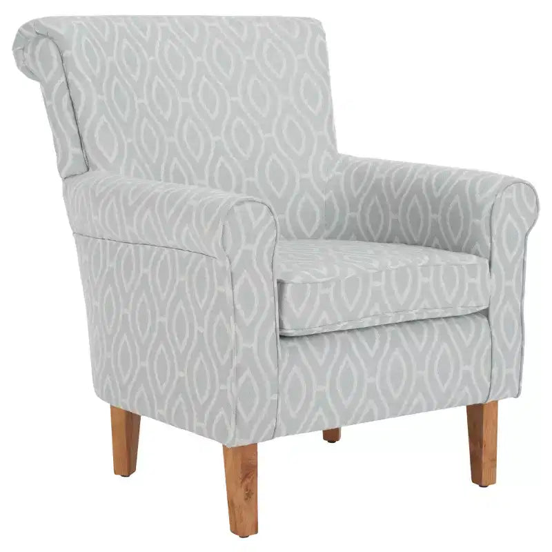Fauteuil d'appoint rembourré beige/vert/bleu/rouge pour 1 personne