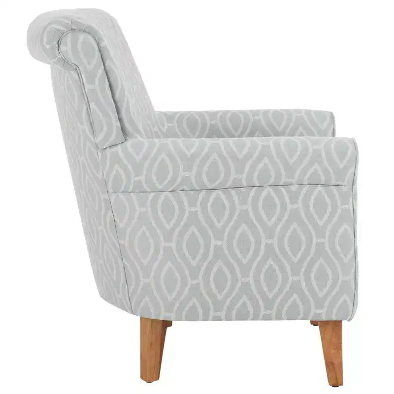 Fauteuil d'appoint rembourré beige/vert/bleu/rouge pour 1 personne