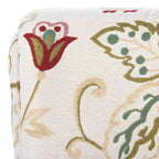 Fauteuil d'appoint rembourré beige/vert/bleu/rouge pour 1 personne