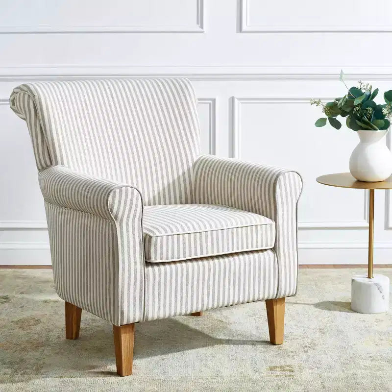 Fauteuil d'appoint rembourré beige/vert/bleu/rouge pour 1 personne