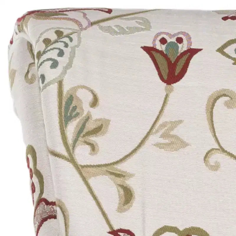 Fauteuil d'appoint rembourré beige/vert/bleu/rouge pour 1 personne