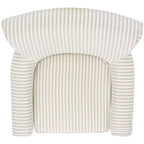 Fauteuil d'appoint rembourré beige/vert/bleu/rouge pour 1 personne