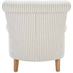 Fauteuil d'appoint rembourré beige/vert/bleu/rouge pour 1 personne