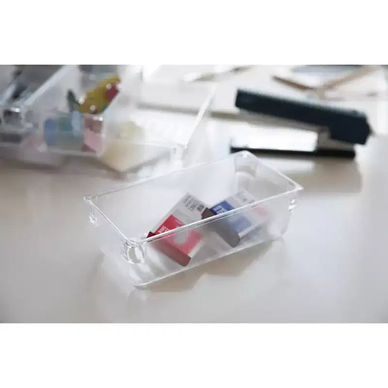 Lot de 4 organiseurs de tiroir en plastique transparent pour 1 pièce