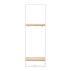 Lot de 4 étagères murales flottantes encadrées (noir/marron/blanc) pour 1