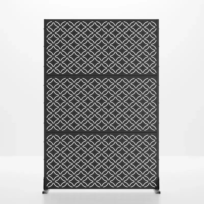 Dovelina Metal Outdoor Privacy Screen Freestanding Patio Decorative Screens