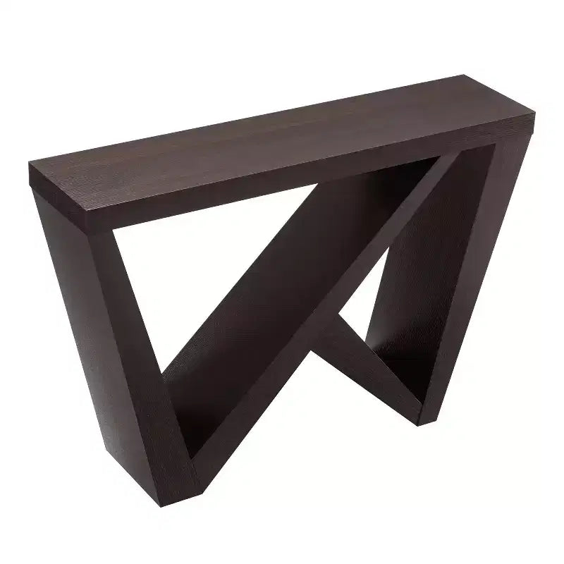 Console moderne géométrique noir/crème/rouge/vert sauge pour 1
