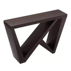 Console moderne géométrique noir/crème/rouge/vert sauge pour 1