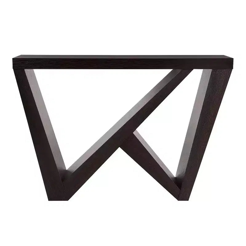Console moderne géométrique noir/crème/rouge/vert sauge pour 1