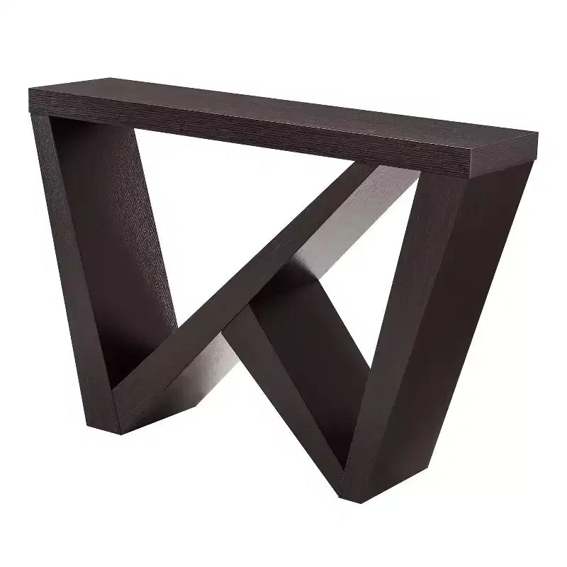 Console moderne géométrique noir/crème/rouge/vert sauge pour 1
