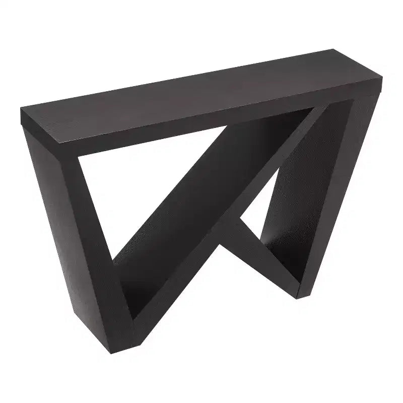 Console moderne géométrique noir/crème/rouge/vert sauge pour 1