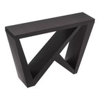 Console moderne géométrique noir/crème/rouge/vert sauge pour 1