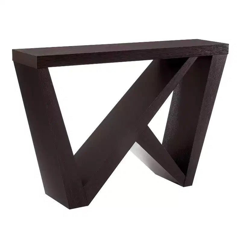 Console moderne géométrique noir/crème/rouge/vert sauge pour 1