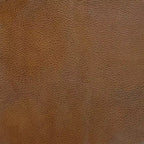 Ottoman de rangement rond capitonné en similicuir noir/marron pour 1 personne